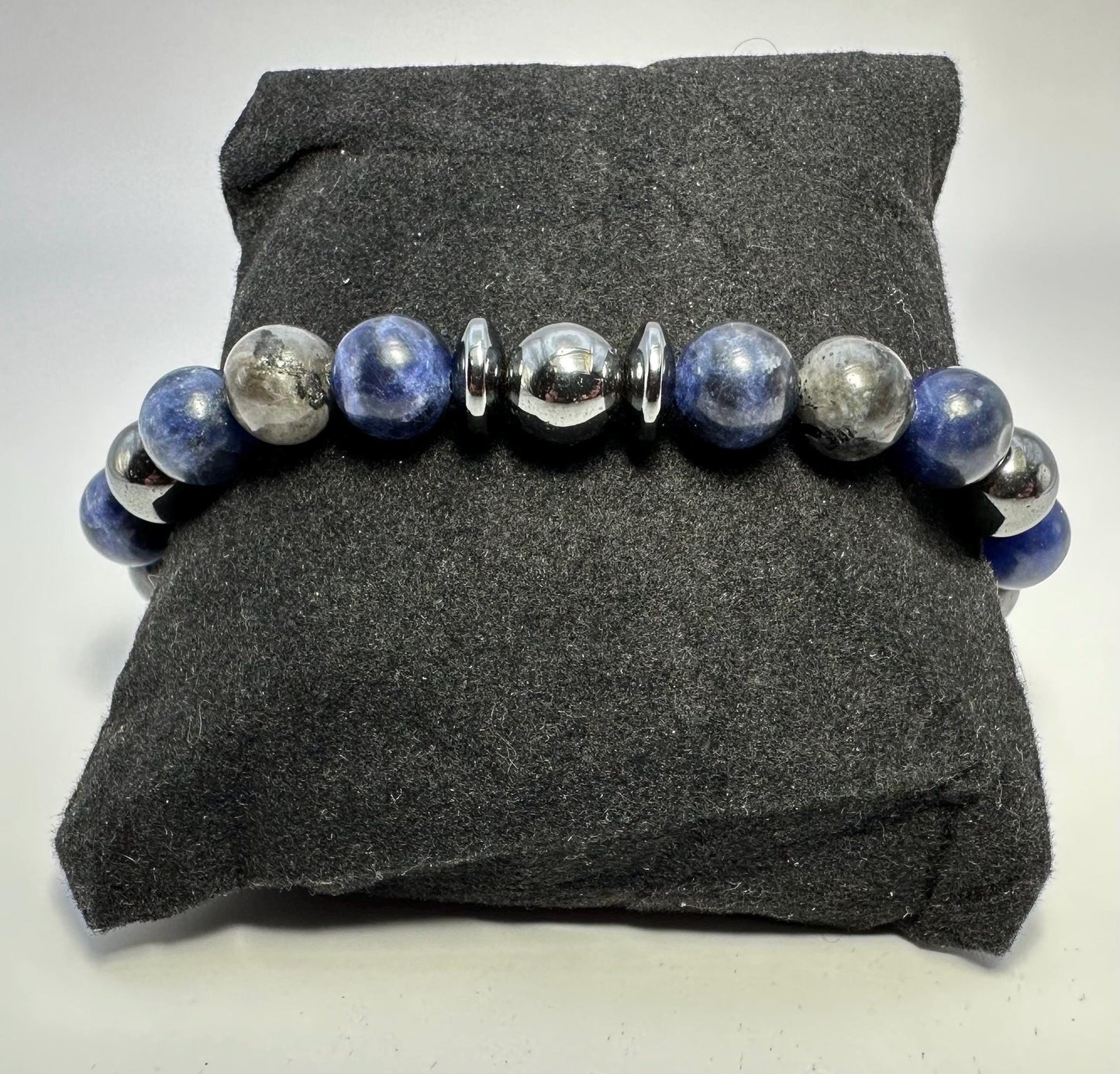 Mercury Retrograde Survival Bracelet - Crystal Healing Zodiac Jewelry - Lapis Lazuli - Labradorite - Hematite