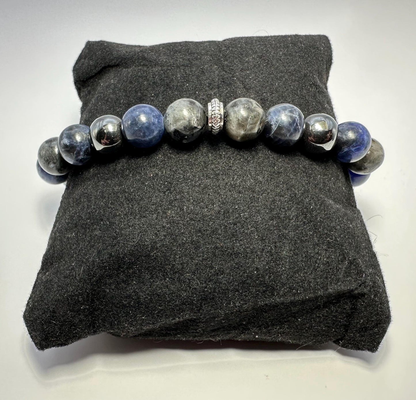 Mercury Retrograde Survival Bracelet - Crystal Healing Zodiac Jewelry - Lapis Lazuli - Labradorite - Hematite