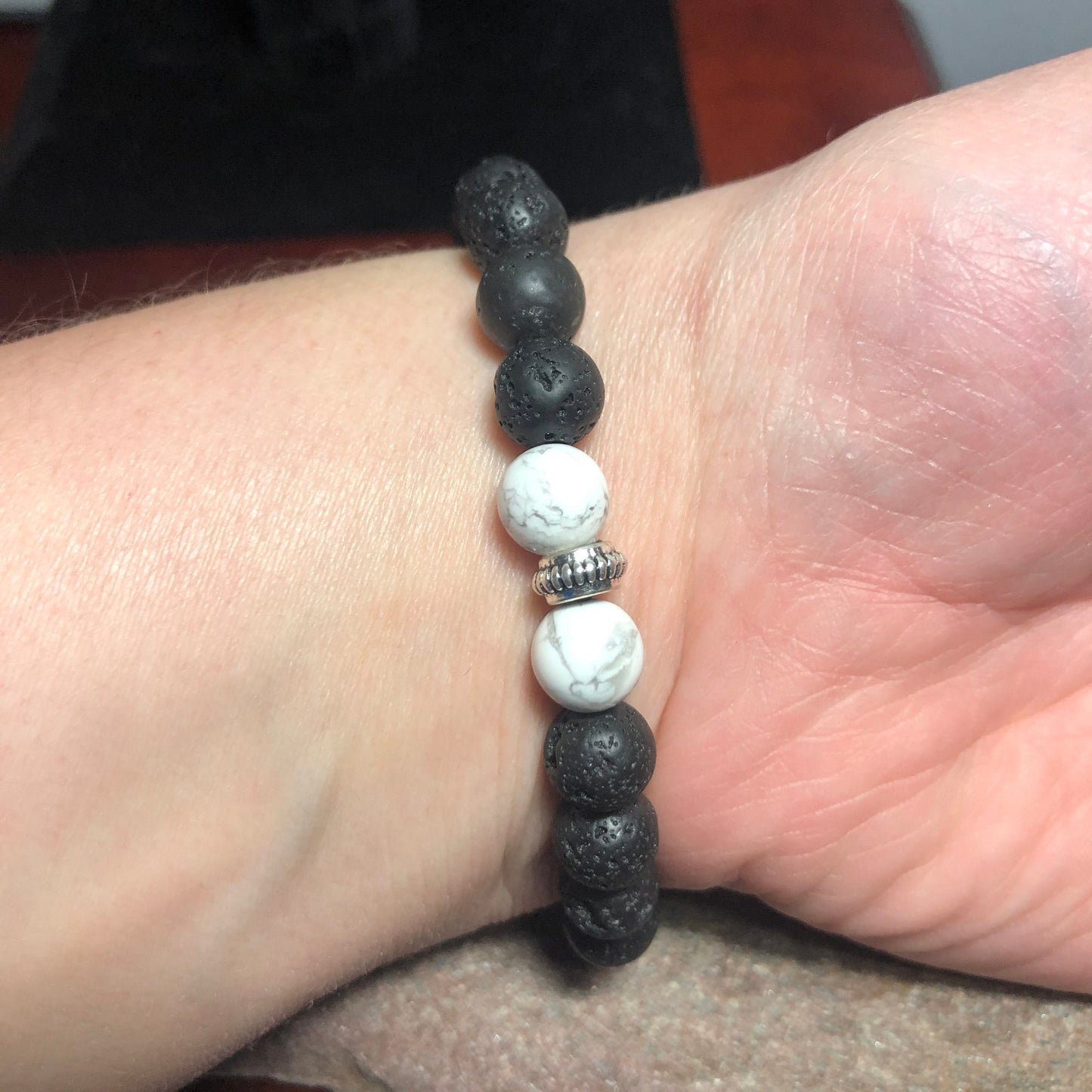 Stress Relief Crystal Bracelet - Labradorite - Rose Quartz - Howlite - Amethyst