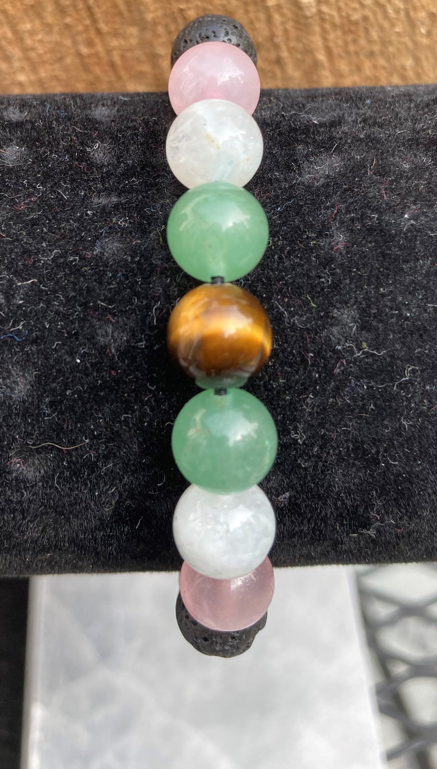New beginnings crystal intention bracelet - Aventurine - Rose Quartz - Tigers eye - Citrine - Moonstone