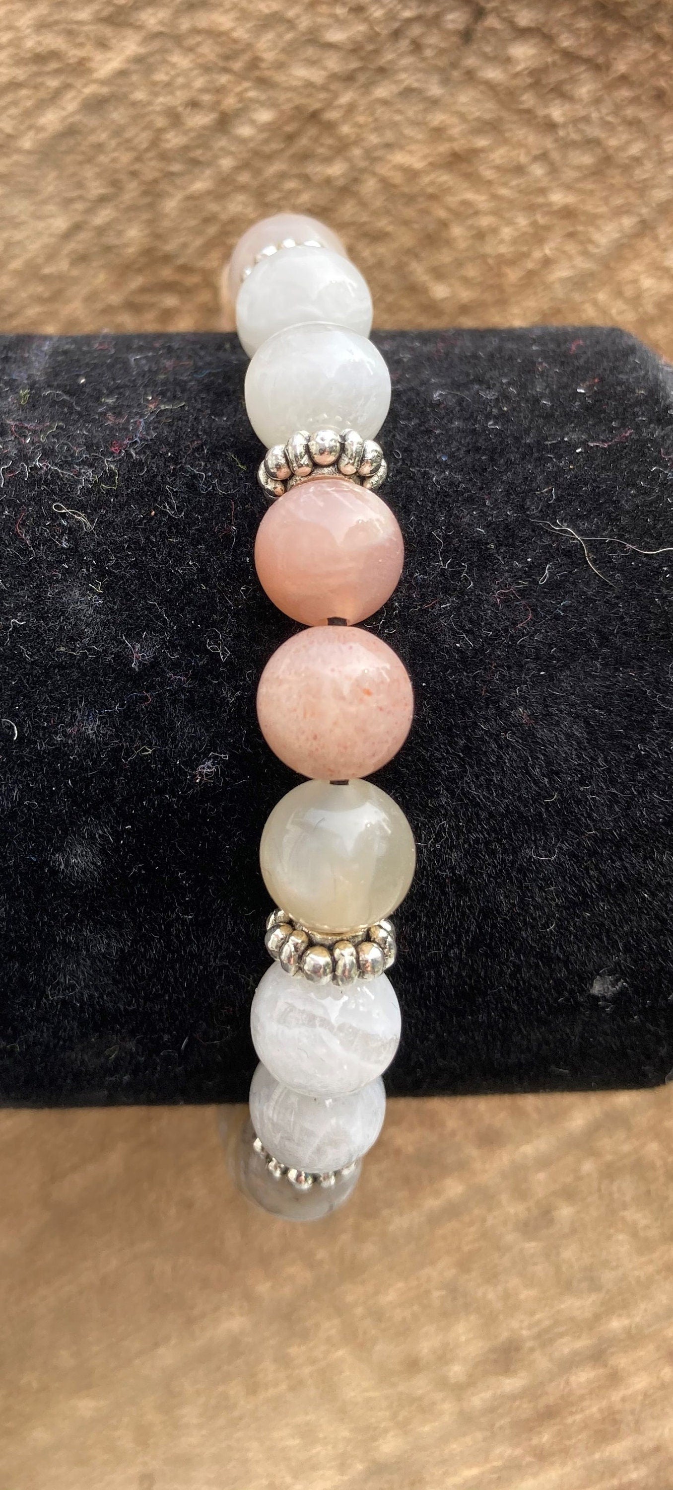 Balance & Harmony Bracelet - Sunstone - Moonstone - Crystal Healing Jewelry