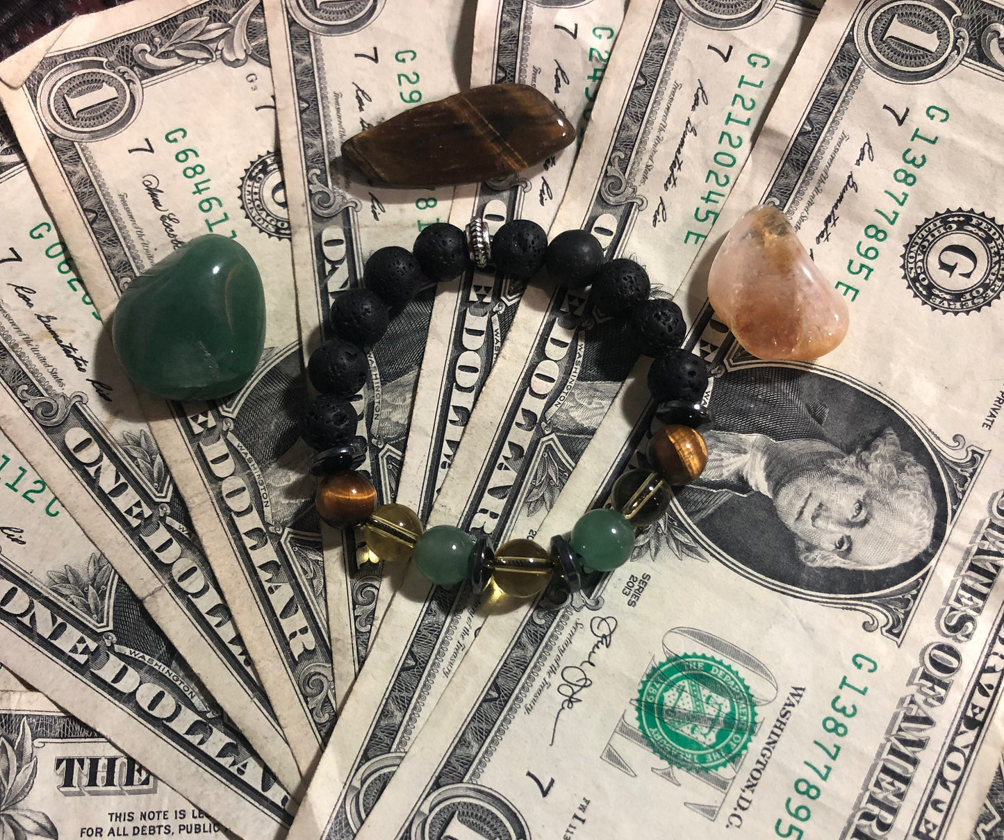 Prosperity & Abundance Bracelet - Attract Wealth, Success & Good Luck, Crystal Healing Jewelry