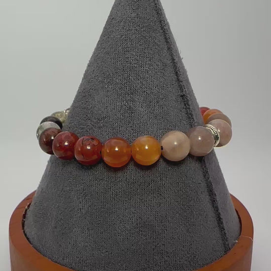 Fire Element Bracelet - Crystal healing jewelry video