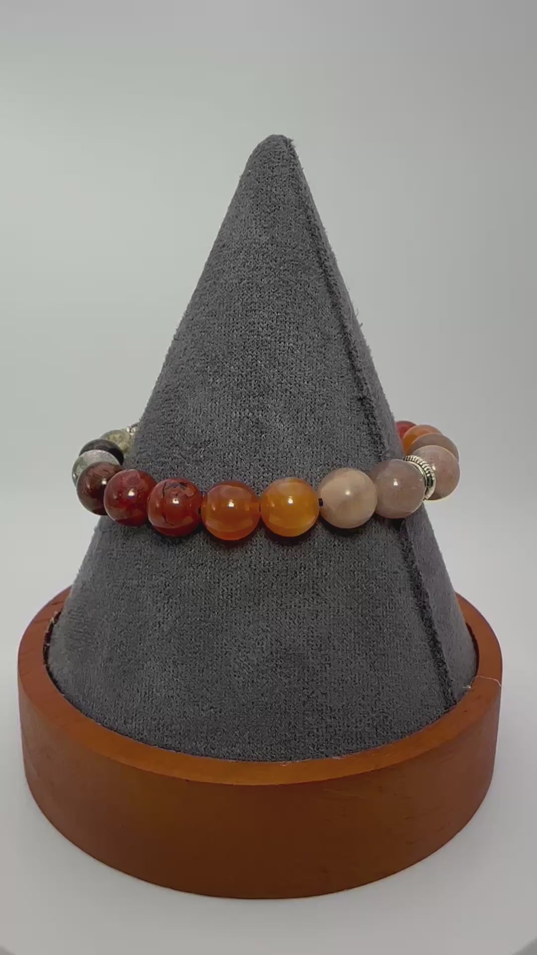 Fire Element Bracelet - Crystal healing jewelry video